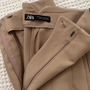 Zara Work Trouser - Beige - XS